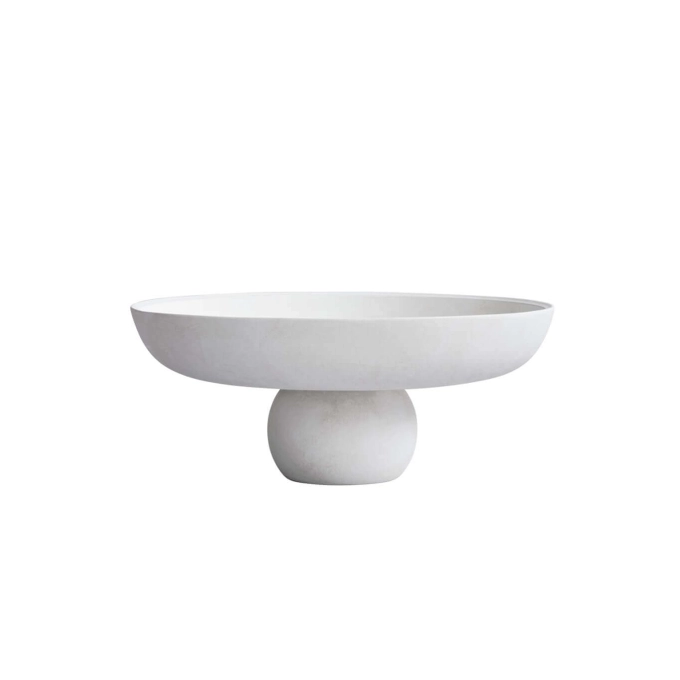 Centre de table & corbeille BABURU BOWL big Blanc os 101 COPENHAGEN