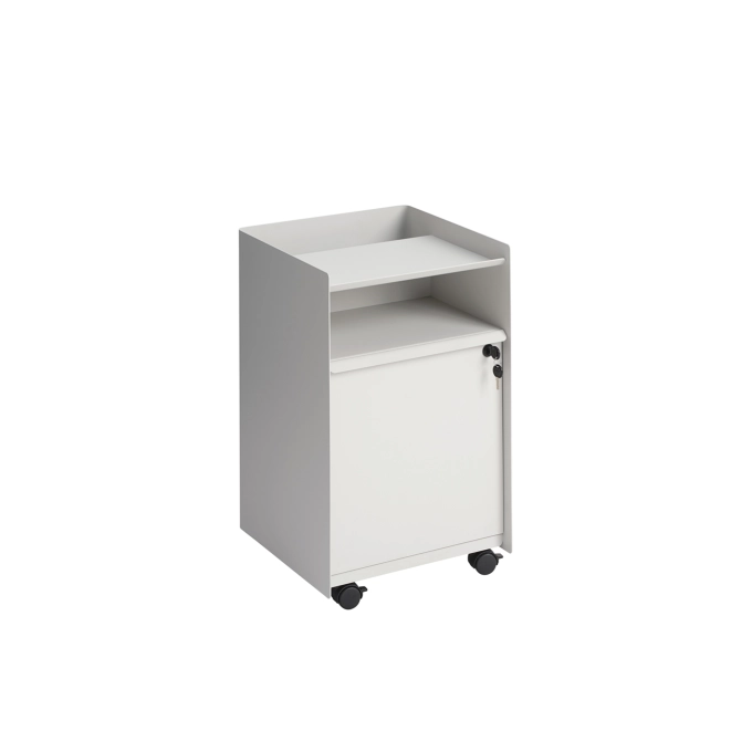 Trolley FOLDED with drawer and lock H 61,5 Grey MUUTO