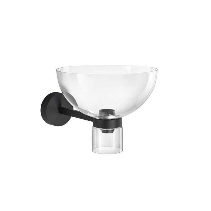 Wall light NOCTURNE WALL BOWL Black FLOS