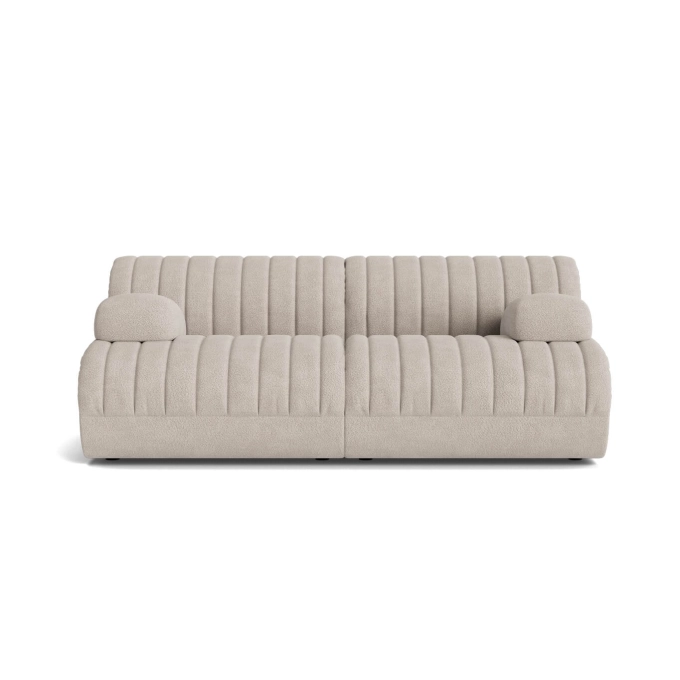 Canapé COLTRE 2 places avec accoudoirs Turf Sable MUUTO