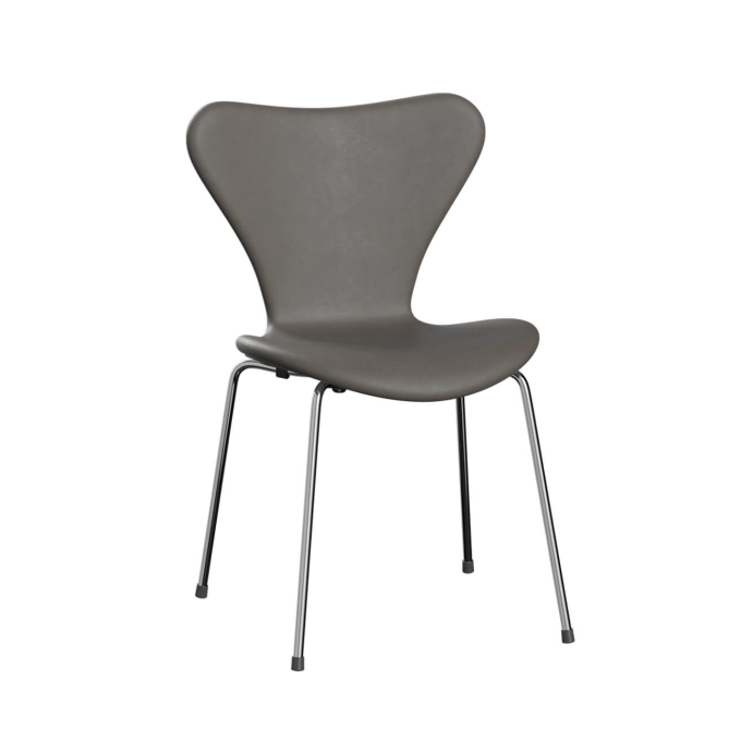 Chaise SERIE 7 Cuir Essential Lava FRITZ HANSEN