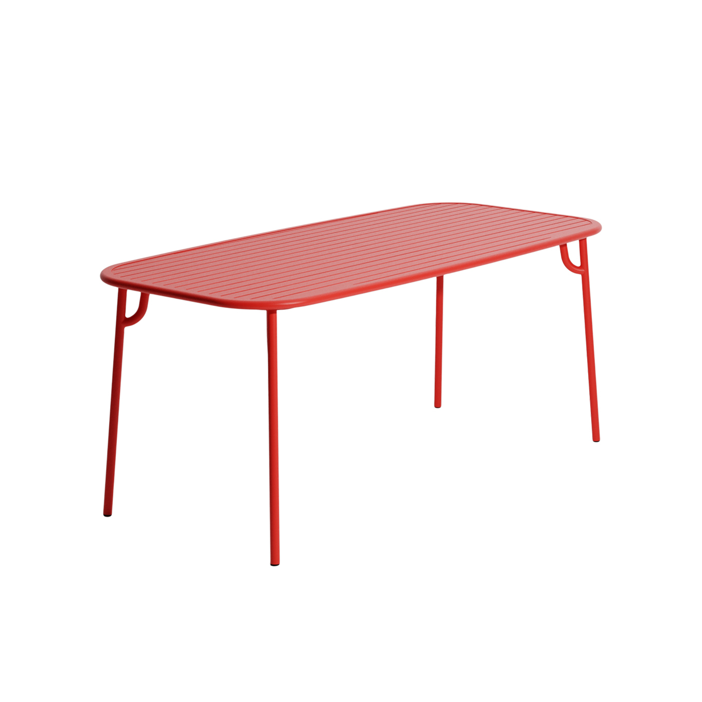 Table extérieure WEEK-END rectangulaire Rouge PETITE FRITURE