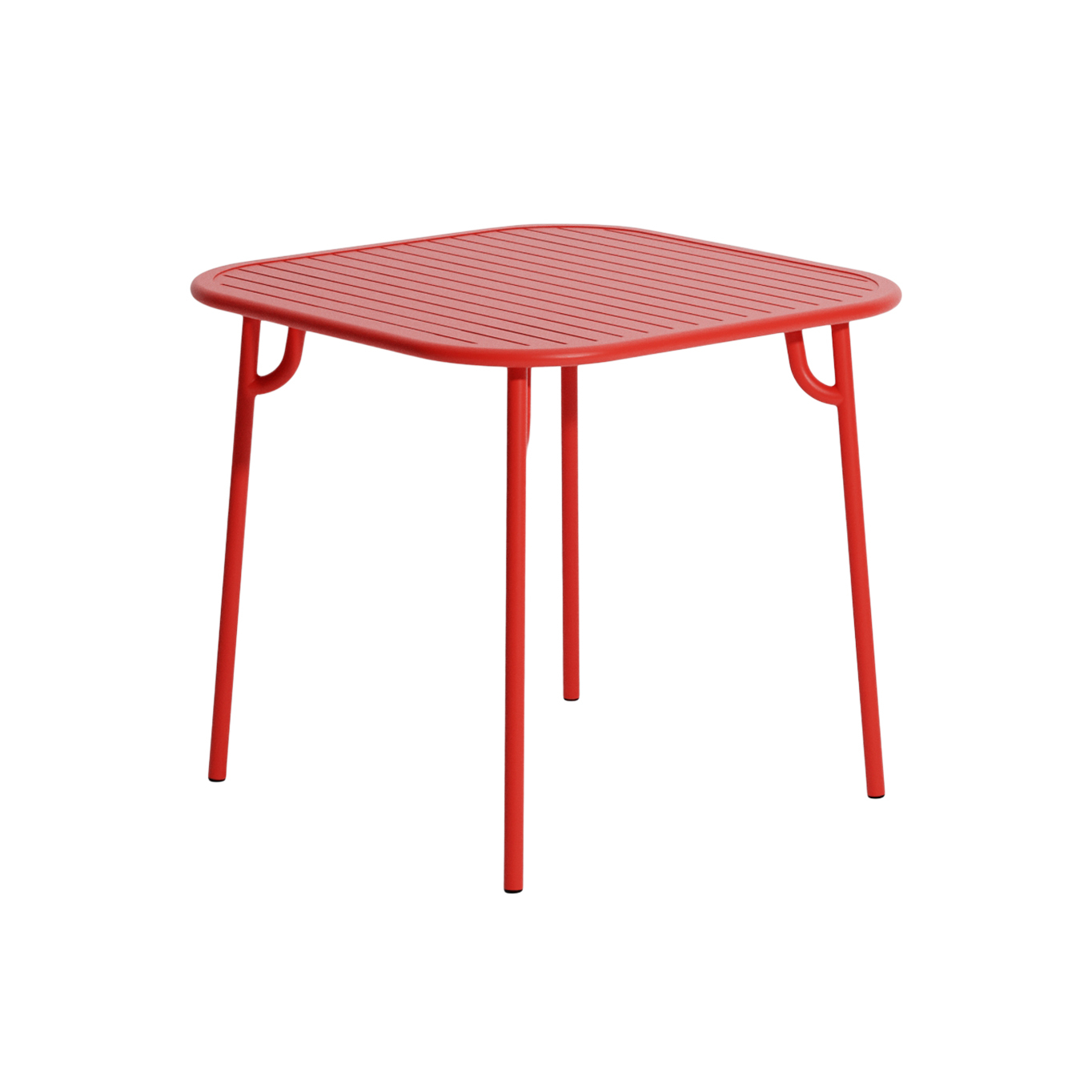 Table extérieure WEEK-END 85x85 Rouge PETITE FRITURE