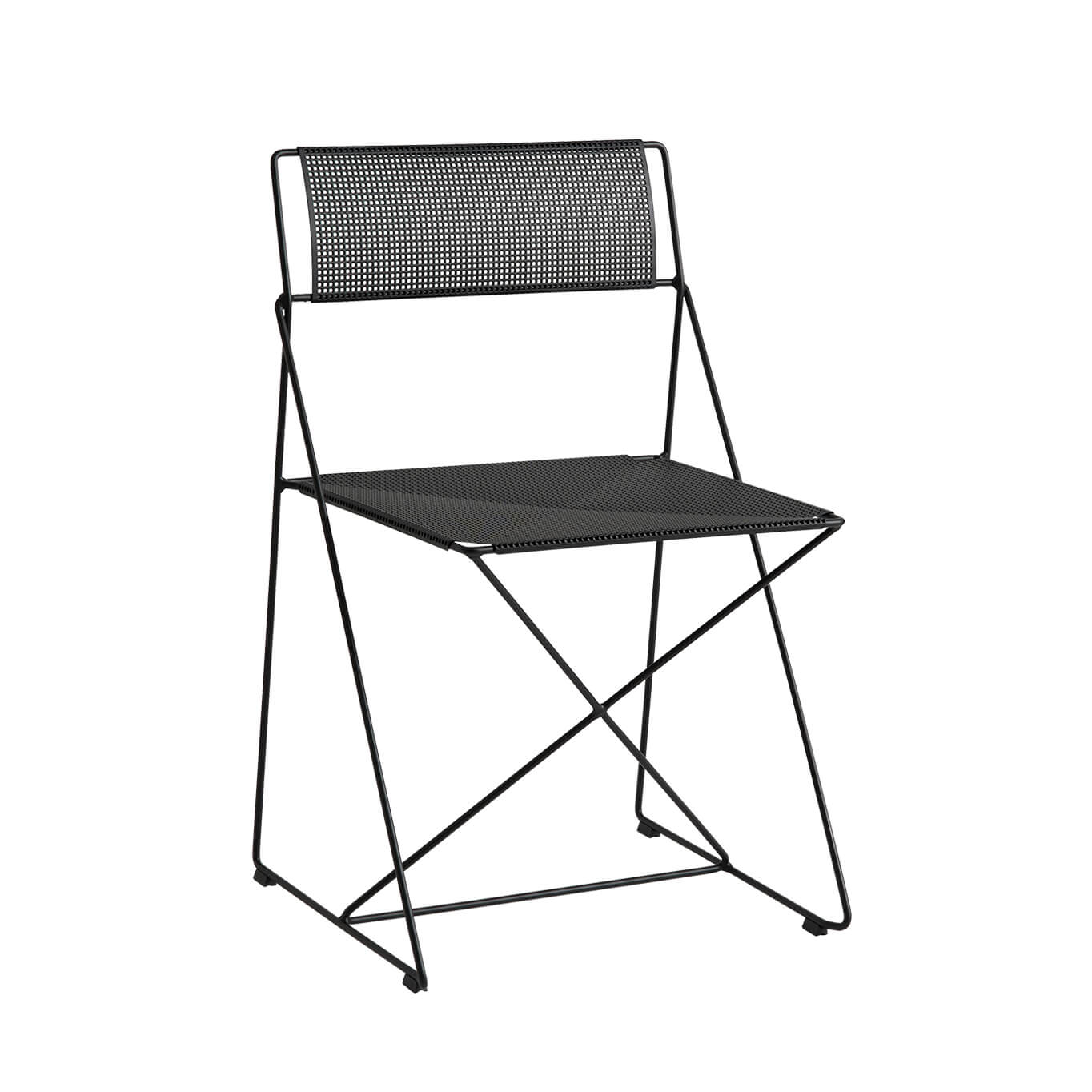 Chaise extérieure X-LINE noir HAY