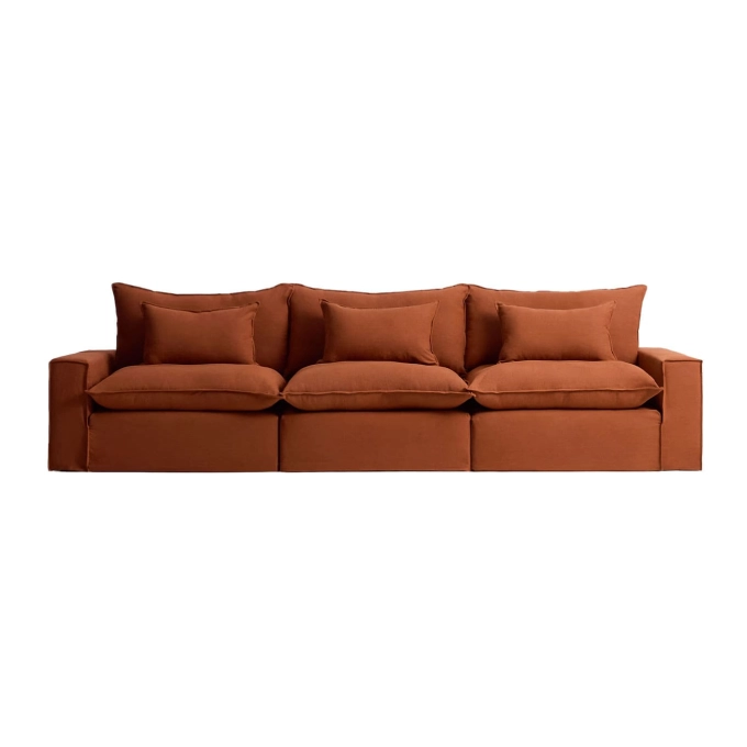 ANARELA 5 places Lin Terracotta KAVE HOME