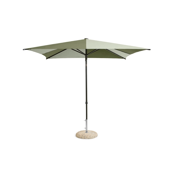 Accessoire extérieur Parasol TERRAZZA Carré Vert HAY