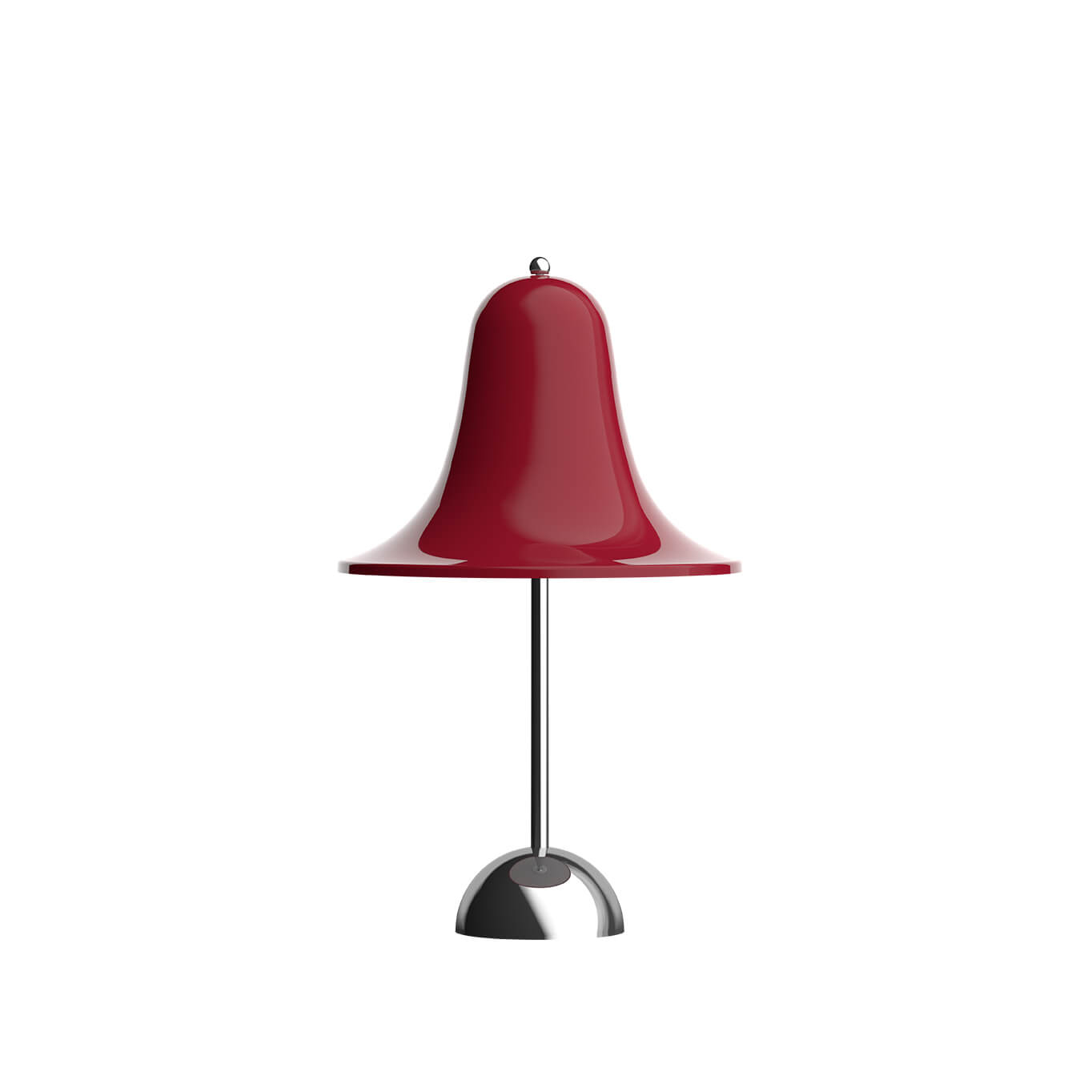Lampe sans fil PANTOP PORTABLE Ø18 Rouge Cerise VERPAN