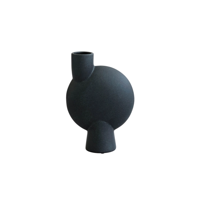 Vase SPHERE BUBL medio Black 101 COPENHAGEN