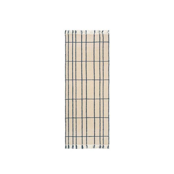 Rug SEN Runner Beige Blue FERM LIVING