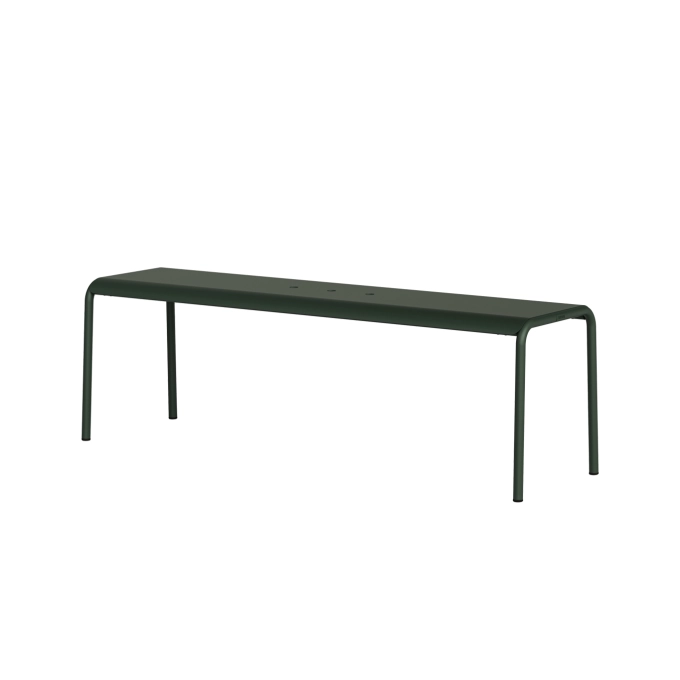 Outdoor Bench PANORAMA Forest Green L 140 TIPTOE