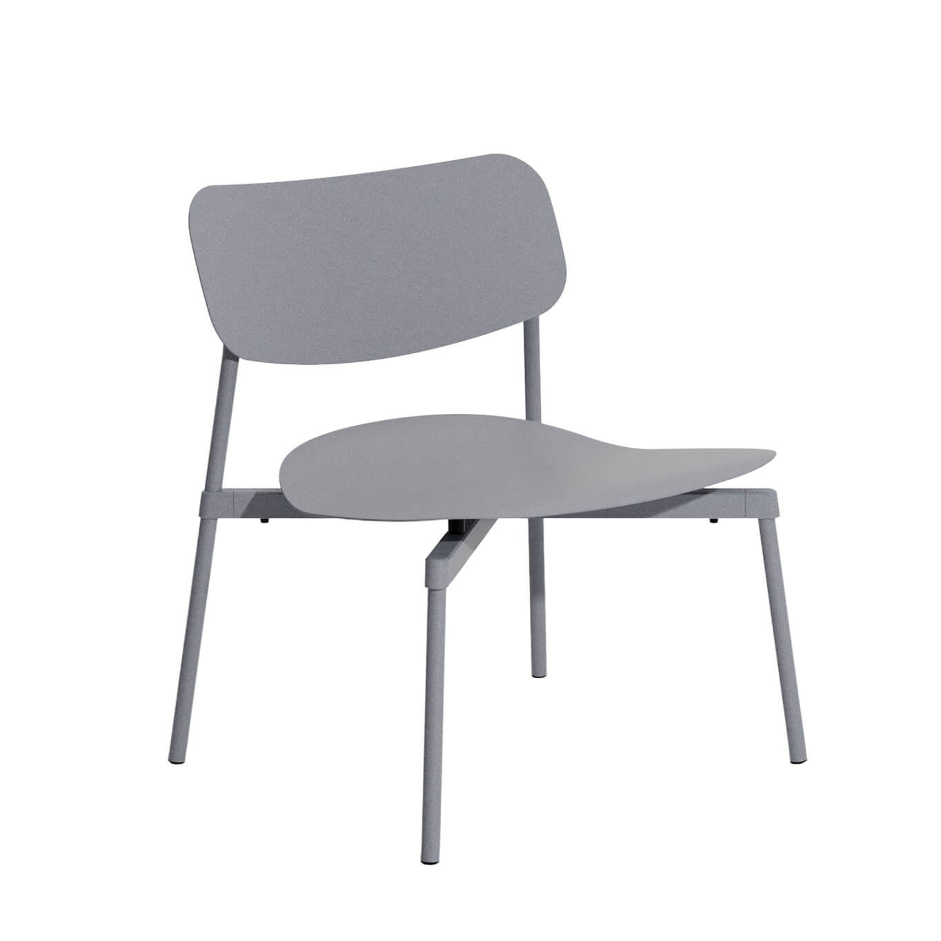 Fauteuil FROMME aluminium Gris Pierre
