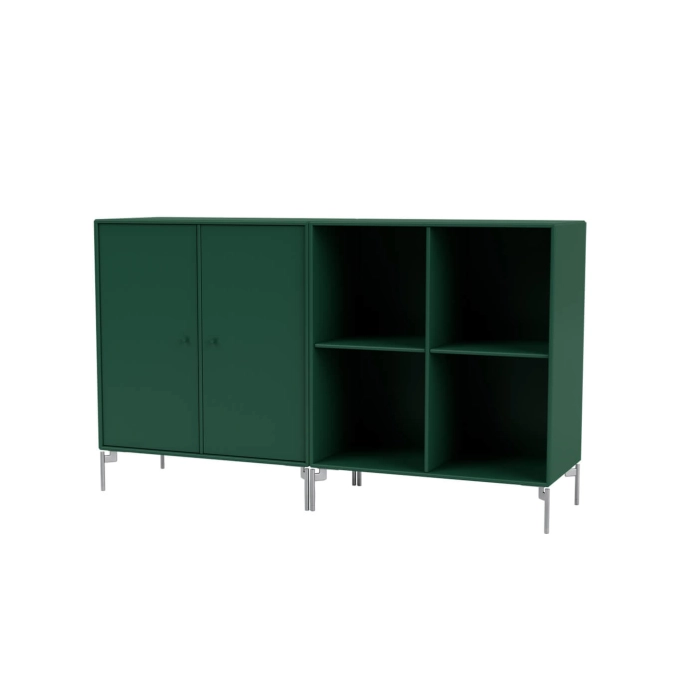 Meuble de rangement PAIR pieds chrome Pin MONTANA