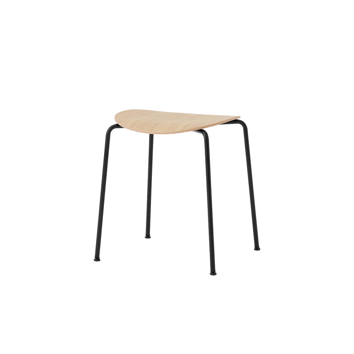 Tabouret PAVILION AV36 Chêne laqué AND TRADITION
