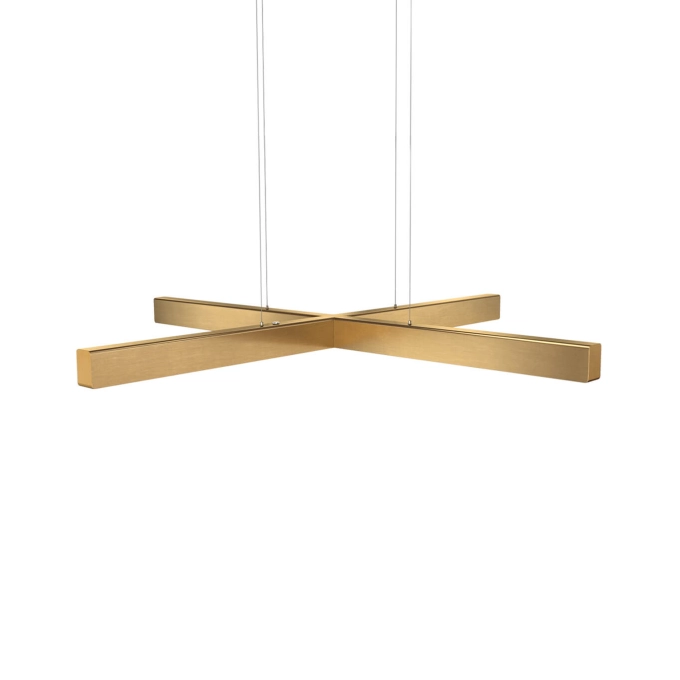 Pendant Light X-MODEL Brushed Brass ANOUR