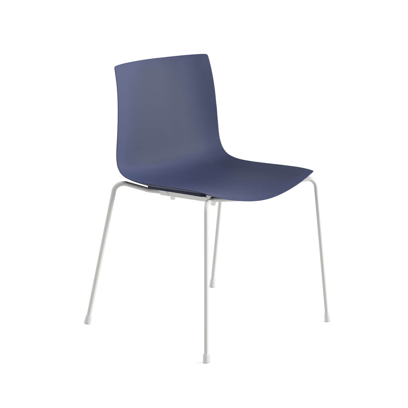 Chaise CATIFA RE 46 4 pieds Bleu nuit ARPER