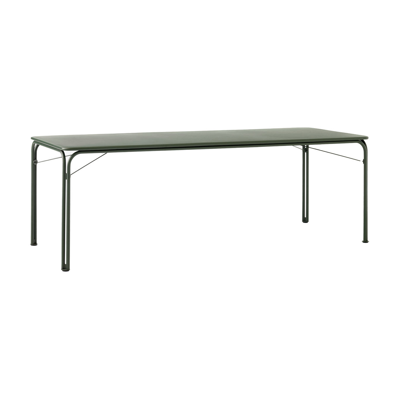Table extérieur Table THORVALD SC99 Vert bronze AND TRADITION