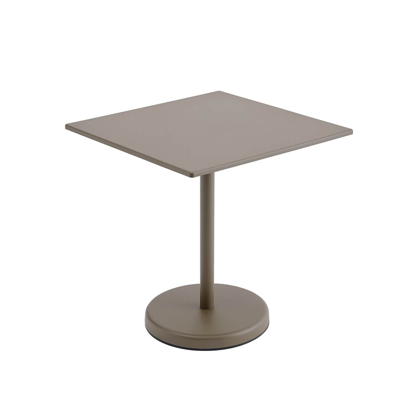 Table extérieure LINEAR STEEL CAFÉ 70x70 Taupe MUUTO