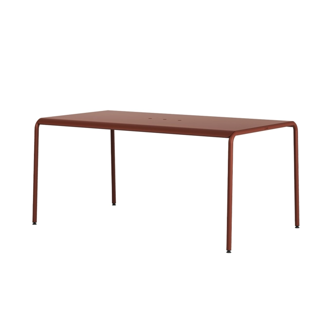 Outdoor Table PANORAMA Brick Red L 160 TIPTOE