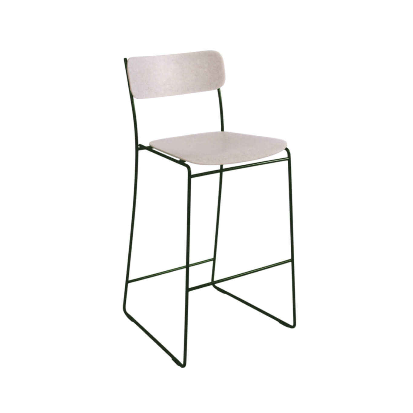 Bar Stool SEN 95.6 White/ vert NOMA