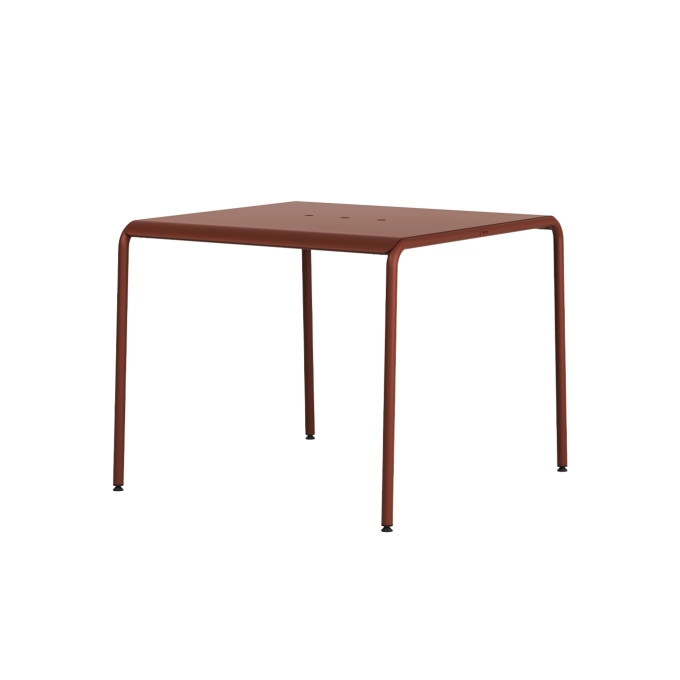 Table extérieure PANORAMA Rouge Brique L 90 TIPTOE