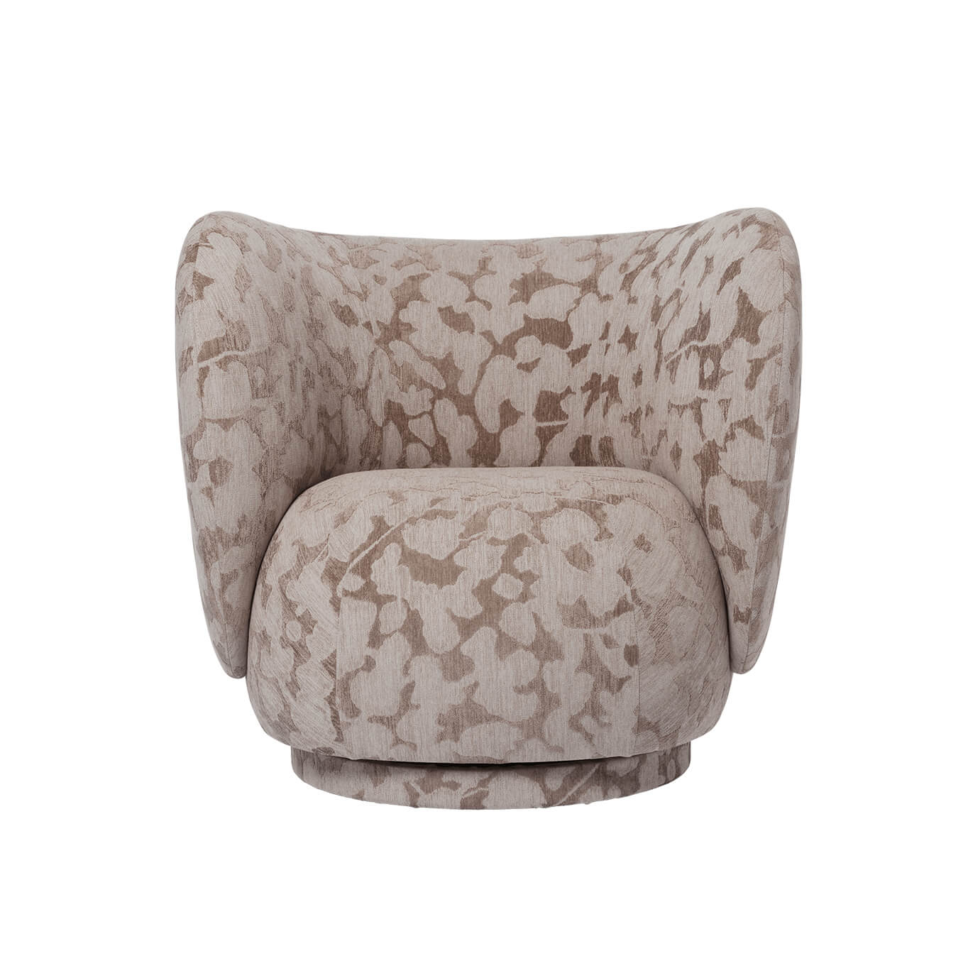 Fauteuil RICO Fixe Cilla Taupe FERM LIVING