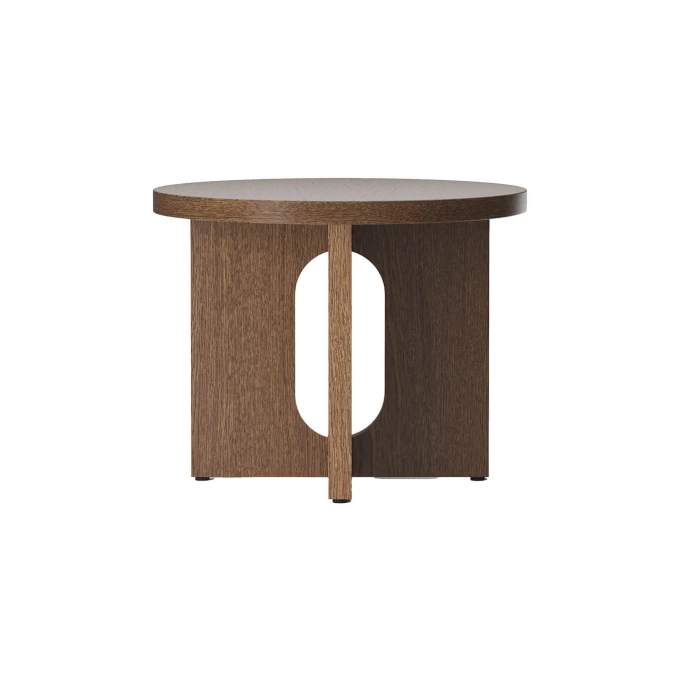 Coffee Table ANDROGYNE Ø 50 Dark Oak AUDO COPENHAGEN
