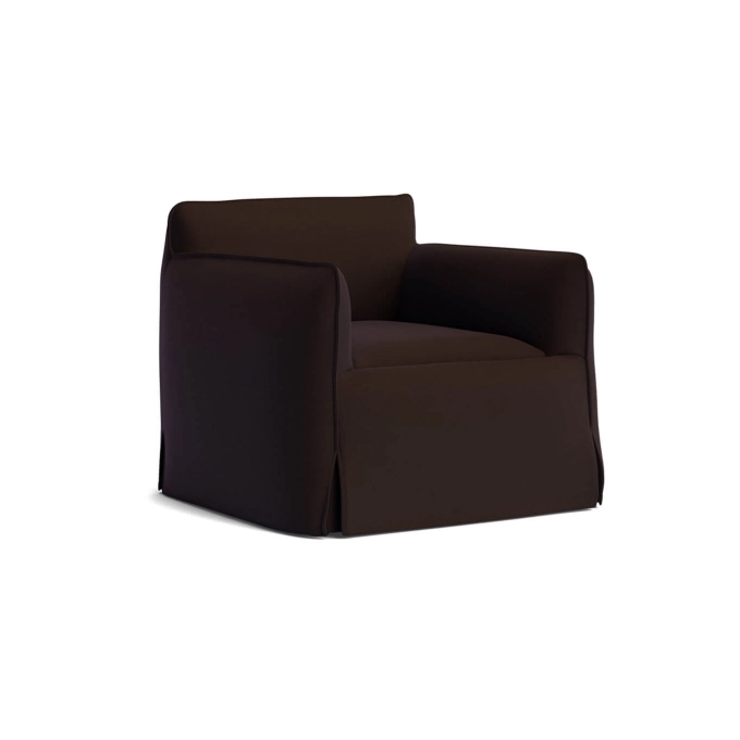 Easy chair MIMI Story 136 Dark Brown HAY