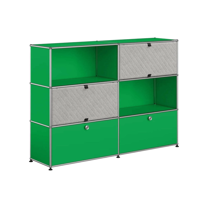 Meuble de rangement USM HALLER M66 Vert USM/Soft Panel Gris USM HALLER