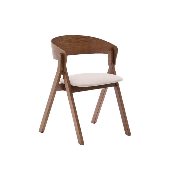 GODIA Frêne finition Wengué / Chenille Beige KAVE HOME