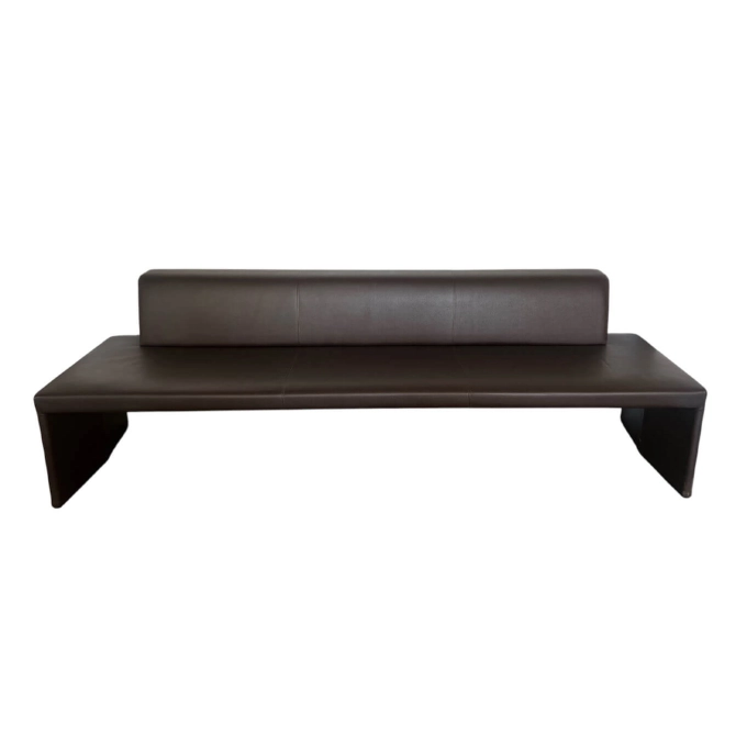 TOGETHER L 245 Cuir Marron Chocolat WALTER KNOLL