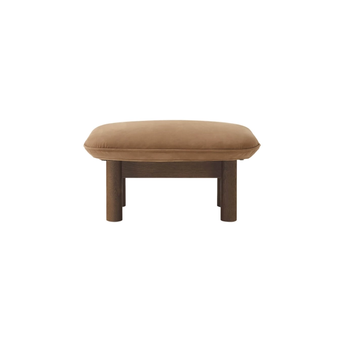 Pouffe BRASILIA Dark Oak/ Dunes Camel 21004 AUDO COPENHAGEN