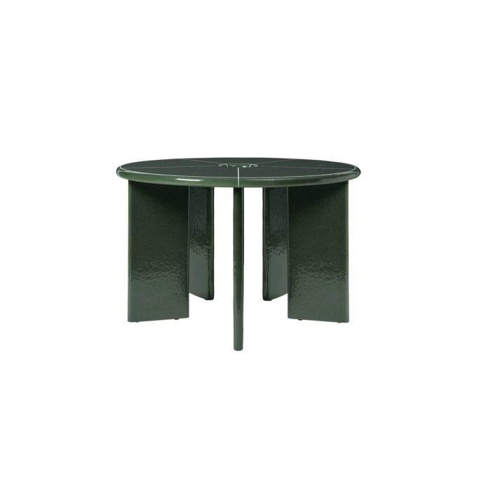 Table extérieure DEYA Ø120 Vert Foncé FERM LIVING