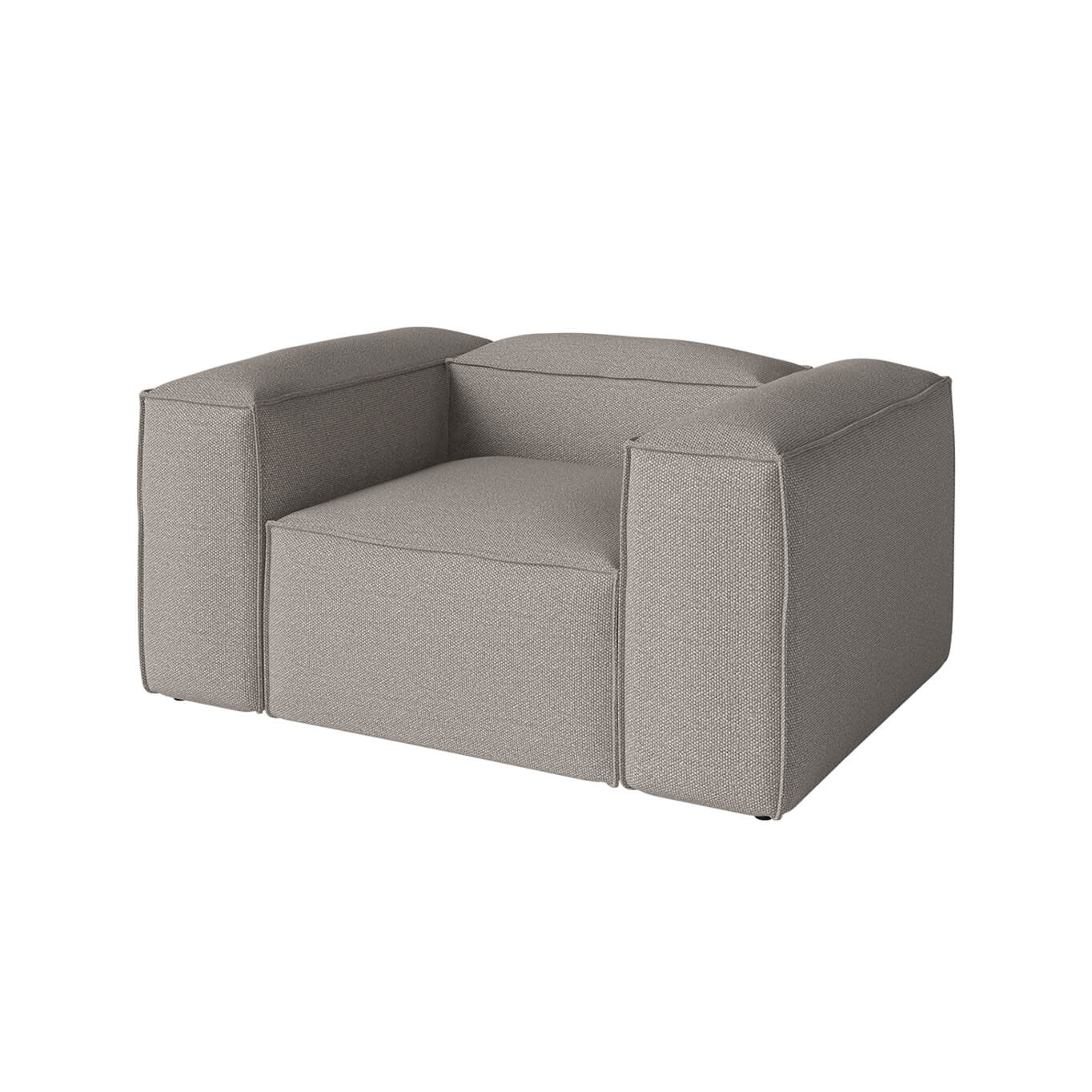 Easy chair COSIMA Monza Grey-white BOLIA