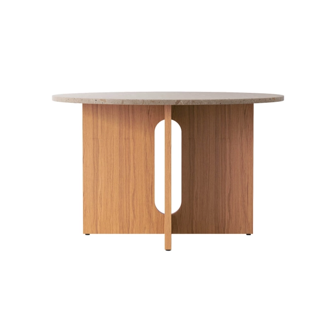 Table ANDROGYNE Ø 120 Chêne Naturel/ Kunis Breccia AUDO COPENHAGEN