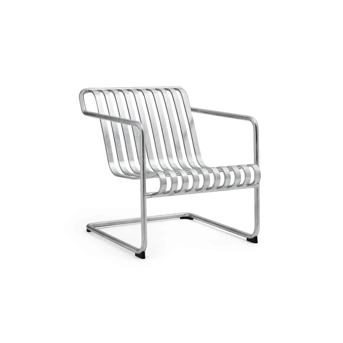 Fauteuil extérieur PALISSADE CANTILEVER Lounge Galvanisé HAY