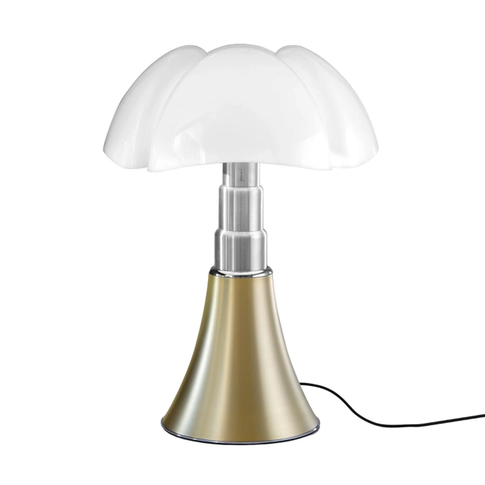 Lampe à poser PIPISTRELLO LED Laiton Satiné MARTINELLI LUCE