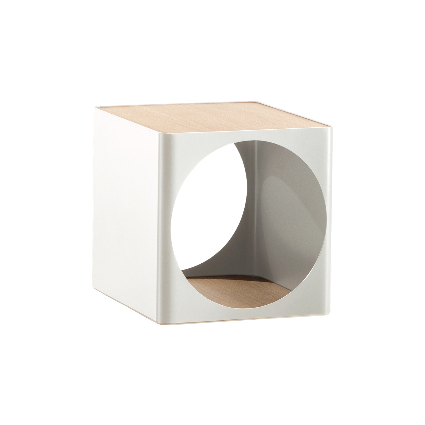 Side Table RING White B-LINE