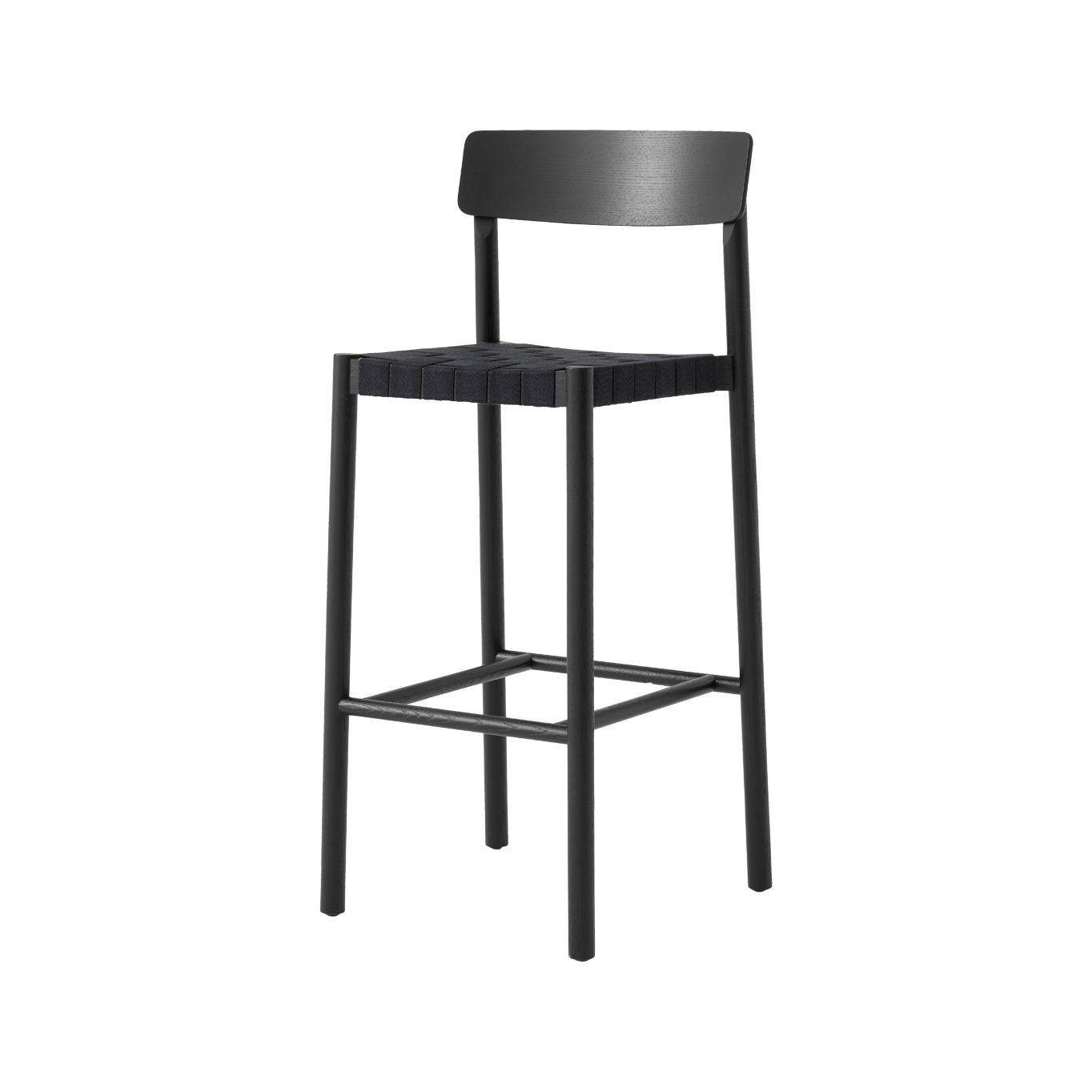 Tabouret haut BETTY TK15 Frêne noir / Noir AND TRADITION