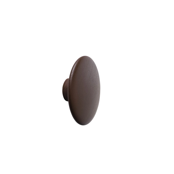 Patère Design Patère DOTS Ø 13 Marron Rouge MUUTO