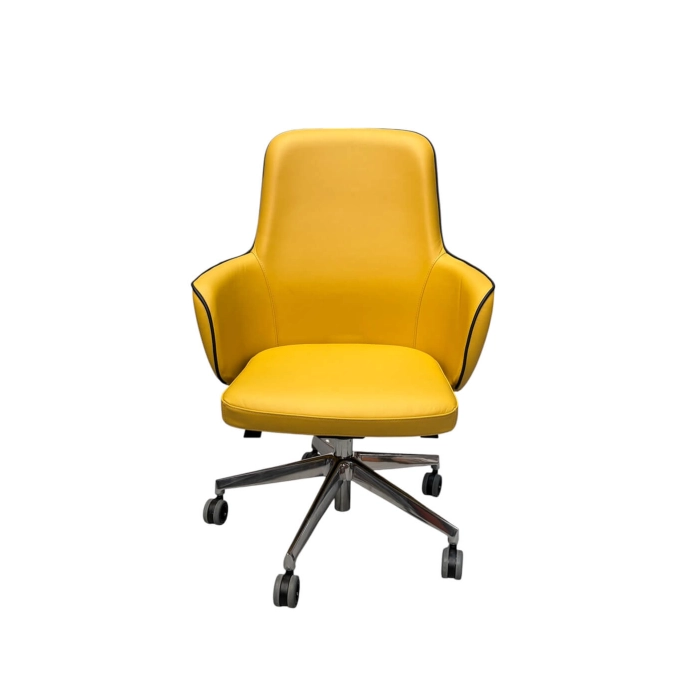 Fauteuil Occasion OPERA cuir Jaune LEYFORM