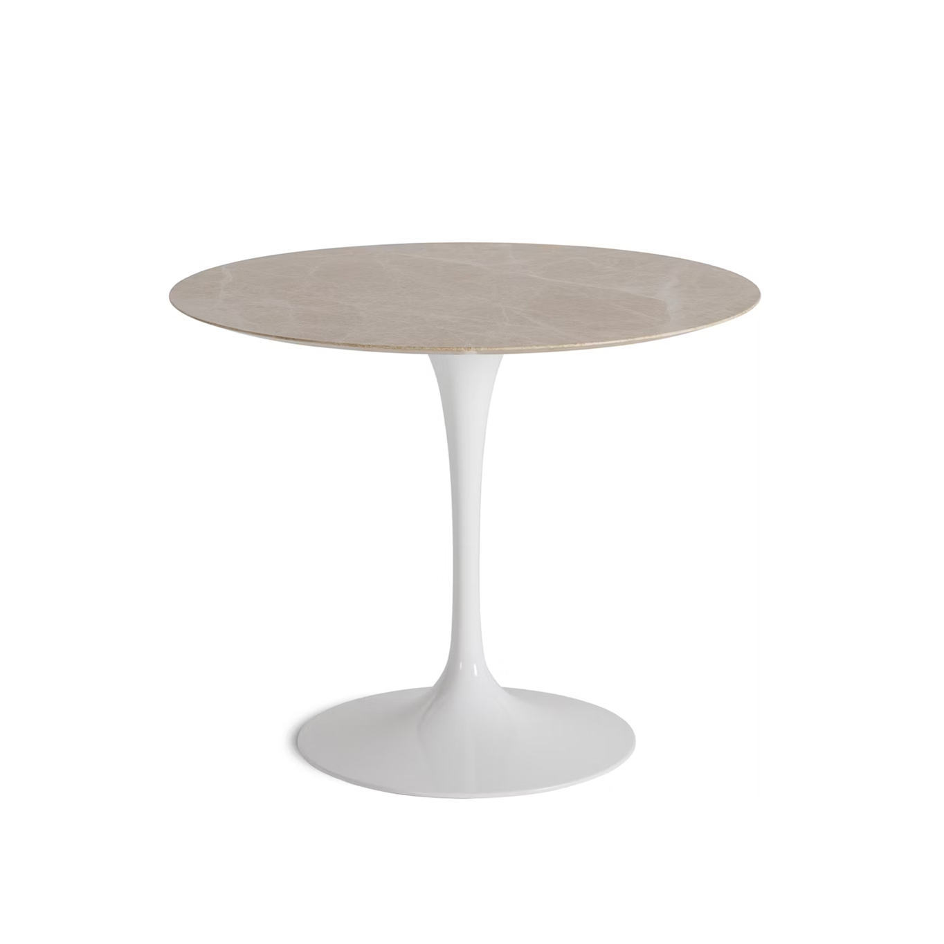 Table SAARINEN Marbre Emperador Light satiné mat KNOLL