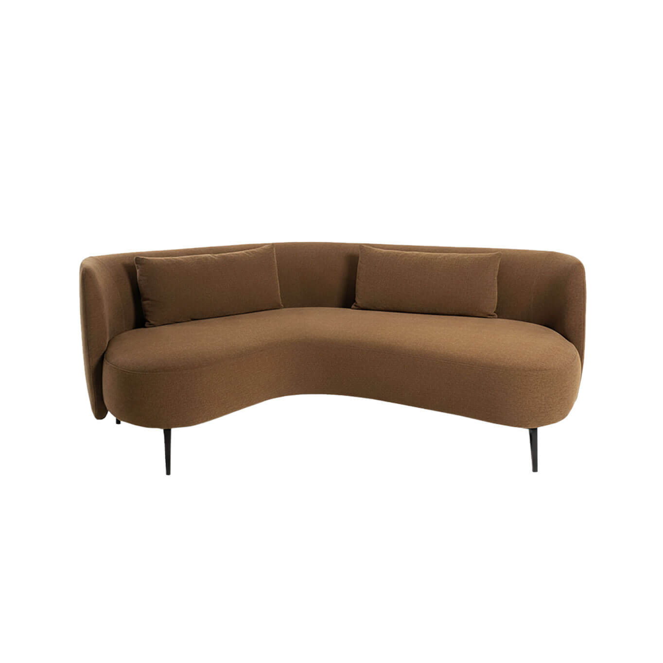 SUNDAY Velours Marron POLIFORM