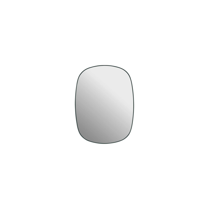 Miroir MIROIR FRAMED SMALL Vert foncé MUUTO