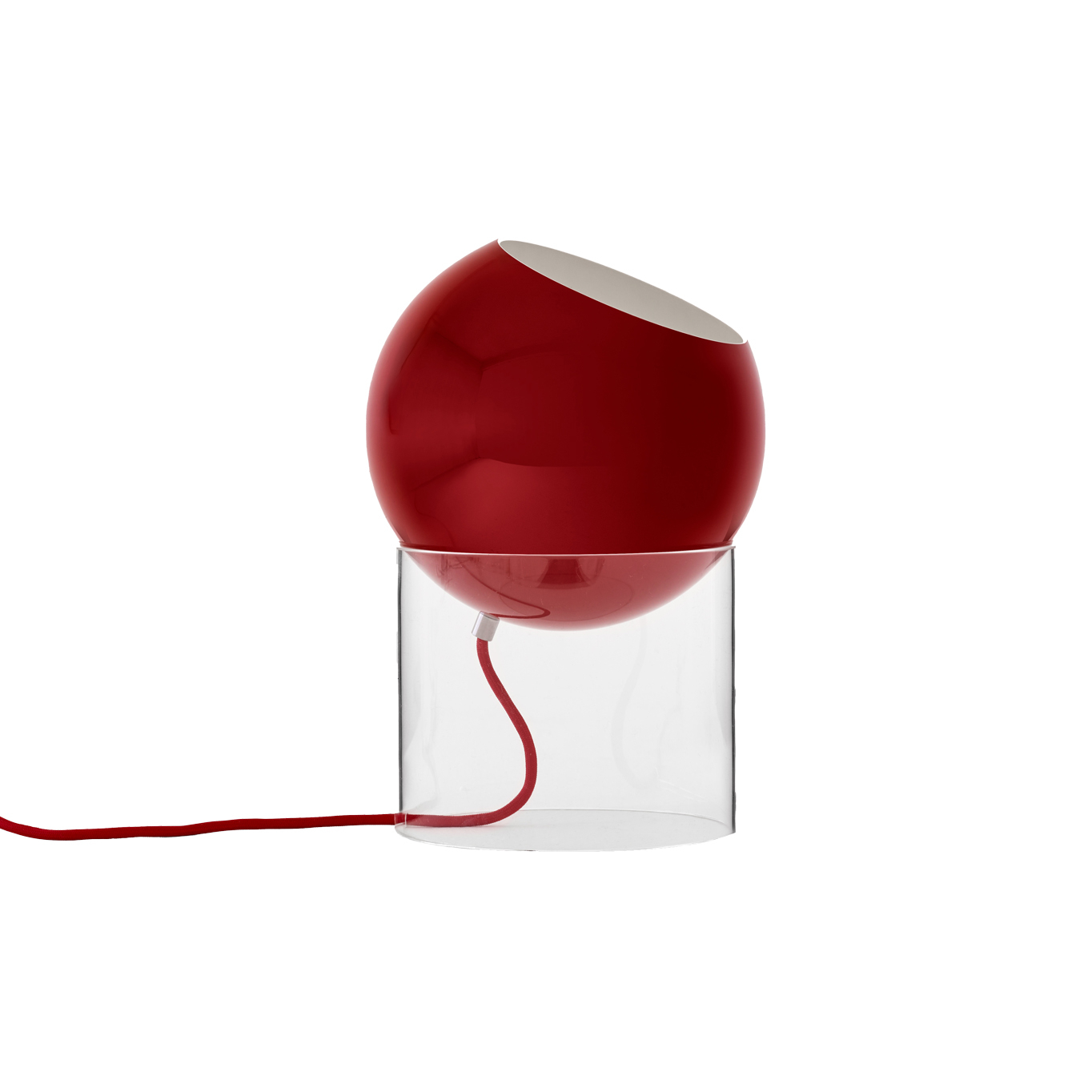 Table Lamp TOPAN VP13 Vermilion Red AND TRADITION