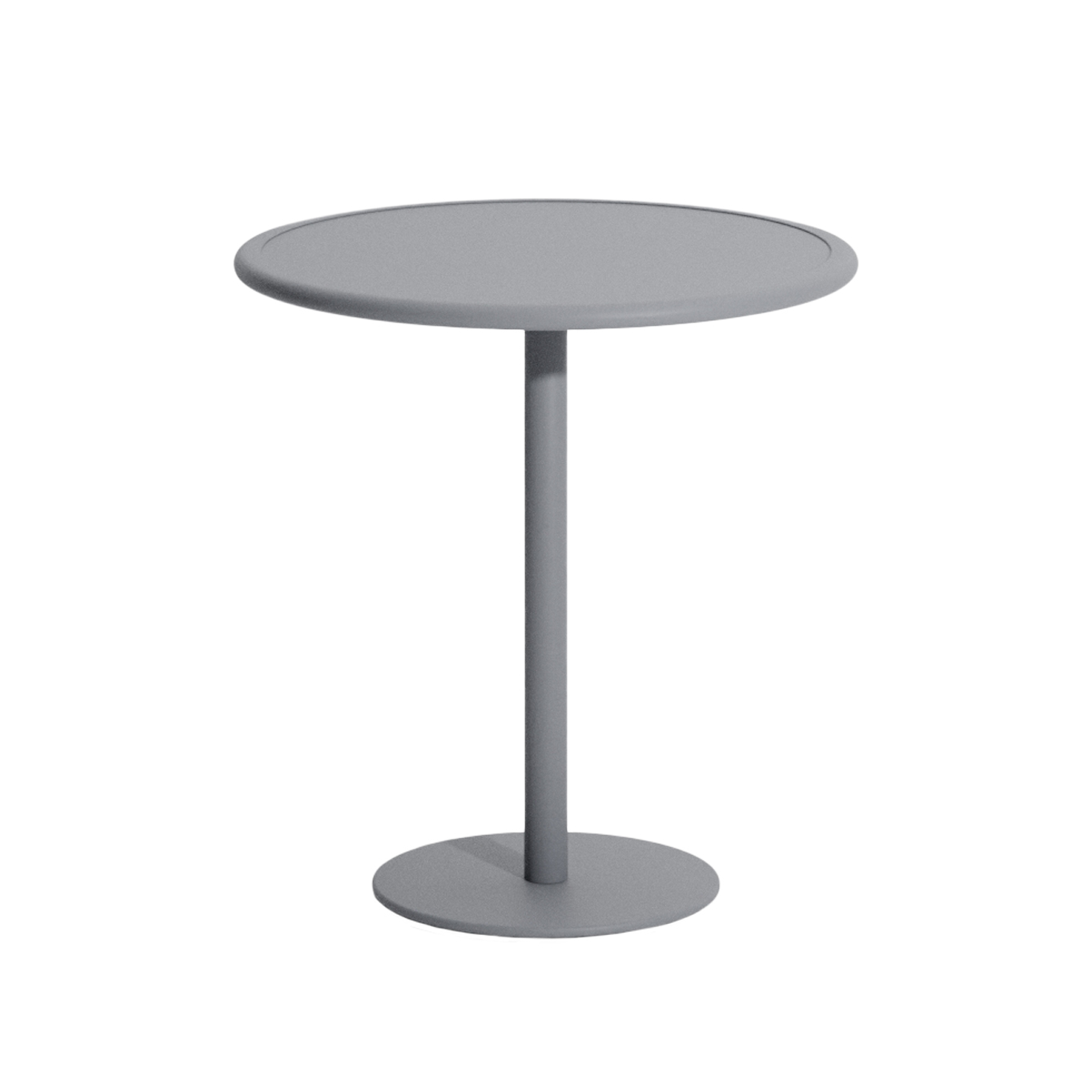Table extérieure WEEK-END ronde Gris Pierre PETITE FRITURE