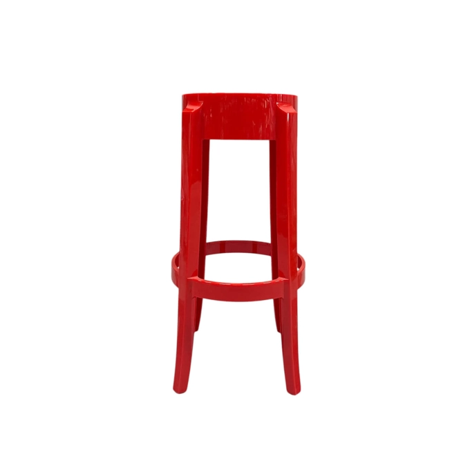 Bar Stool CHARLES GHOST H 75 Red KARTELL