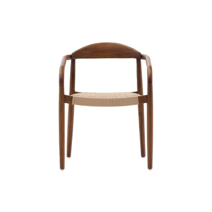 NINA Acacia finition Noyer / Corde Beige KAVE HOME