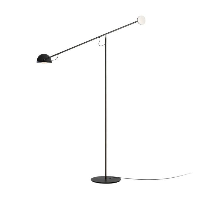 Lampadaire COPERNICA Blanc/Graphite Noir MARSET