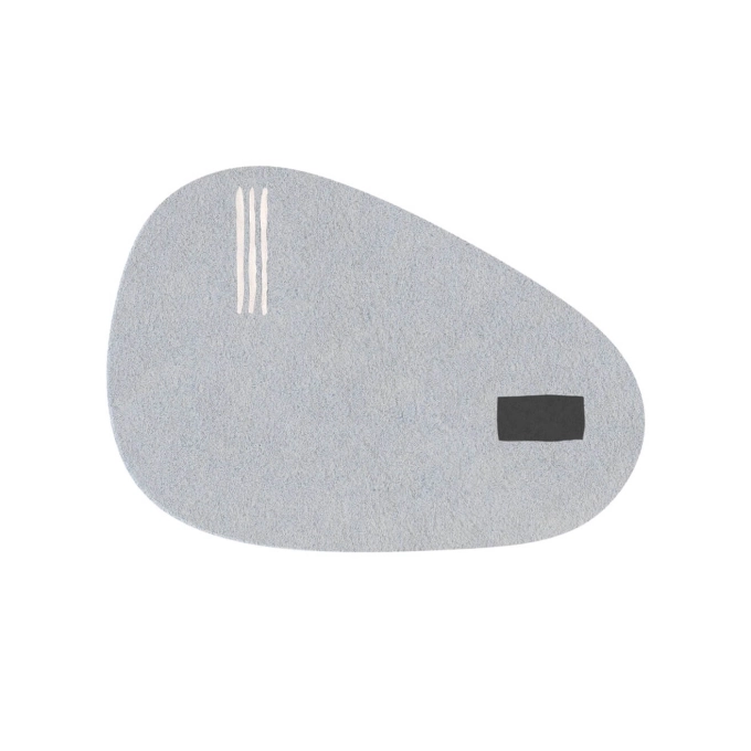 Tapis ONIGIRI 255x183 Gris TACCHINI