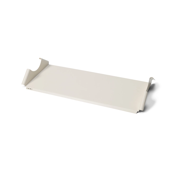 Meuble TV Etagère pour support TV MOON TRAY Perle PEDESTAL